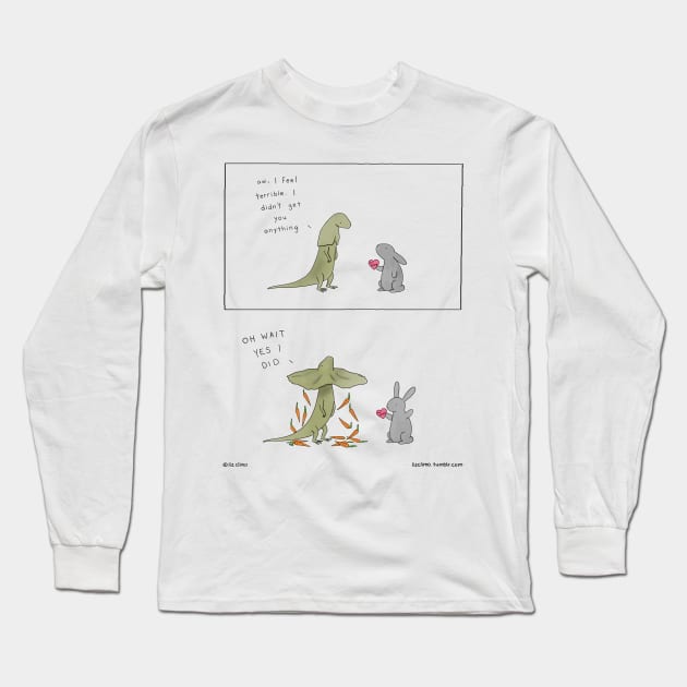 Valentine Long Sleeve T-Shirt by Liz Climo